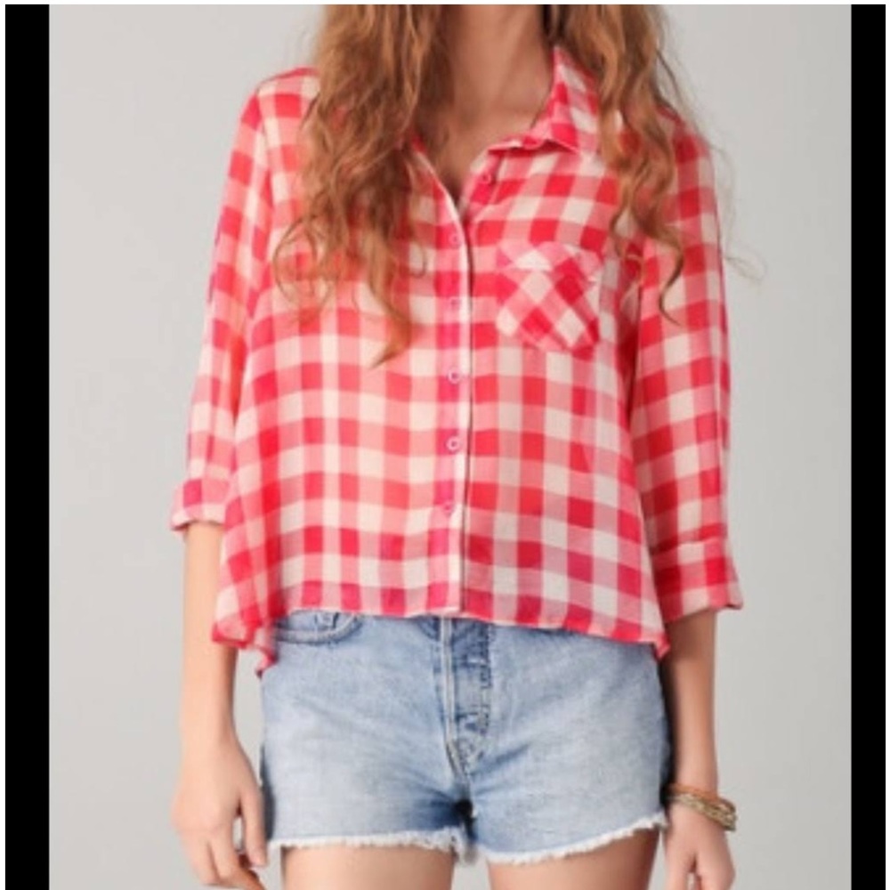 Semi cropped blouse